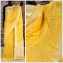  Designer Fancy Linen Silk Saree   thumb 4