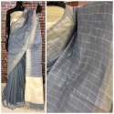  Designer Fancy Linen Silk Saree   thumb 5