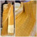  Designer Fancy Linen Silk Saree   thumb 7