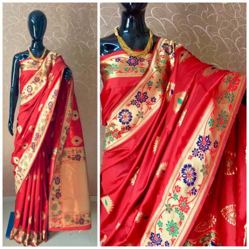 Designer Meenkari Saree