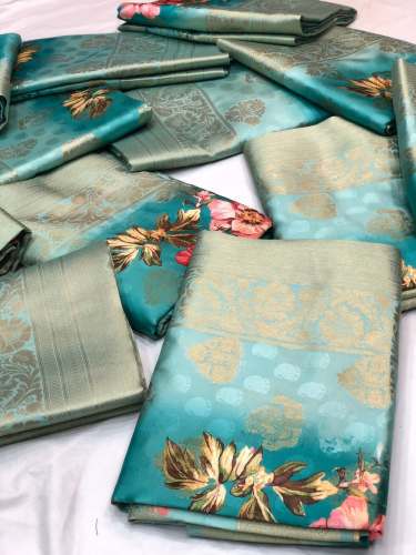 Designer Printed Soft Silk Saree