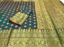 Designer Soft Banarasi Saree  thumb 4