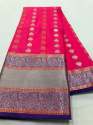 Designer Soft Silk Weaving Saree thumb 6