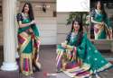 Designer Weaving Patola Silk Saree thumb 1