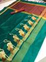 Embroidered Row Silk Saree thumb 1