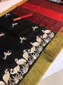 Embroidered Row Silk Saree thumb 3