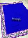 Fancy Design Georgette Print Sarees thumb 7