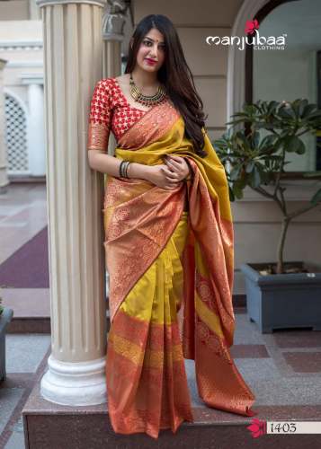 Fancy Designer Silk Saree