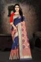 Fancy Meenrki Silk Saree thumb 3