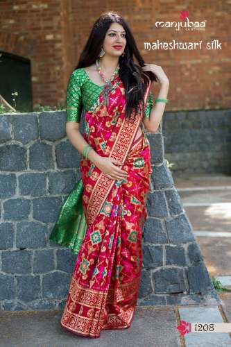 Fancy  Silk  Weaving  Saree