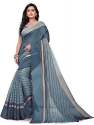 Fancy Soft Cotton Saree thumb 3