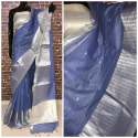   Formal  Linen silk saree thumb 2