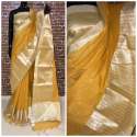   Formal  Linen silk saree thumb 3