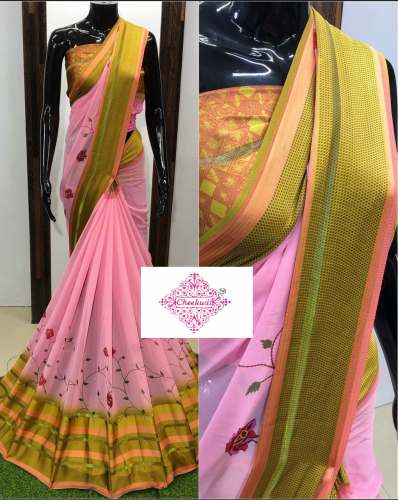  Gorgeous Georgette Saree