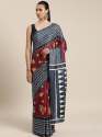 Handloom Linen Saree thumb 6
