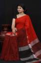 Handloom Linen Sarees thumb 11