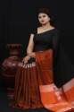 Handloom Linen Sarees thumb 9
