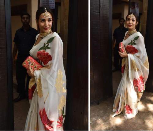  Heavy Organza Saree