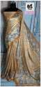 Jute Linen Printed Saree  thumb 14