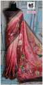 Jute Linen Printed Saree  thumb 8