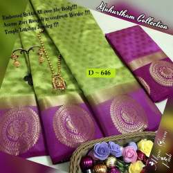  Kanchivaram Semi Soft silk Saree 