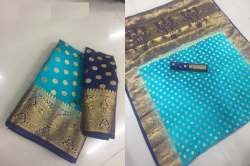 kanjivaram silk with jacquard saree