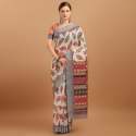 ladies linen saree thumb 3