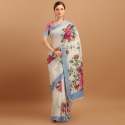 ladies linen saree thumb 6