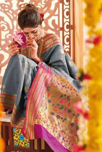 Latest paithani silk saree