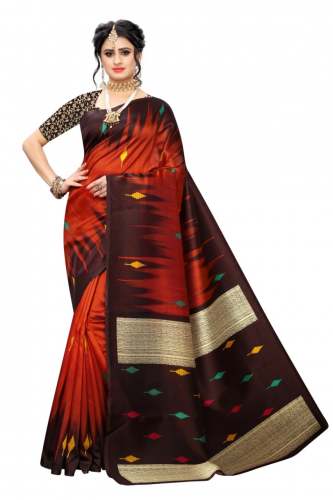 Latest Printed Soft Silk Saree