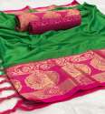 Latest  Rich Cotton Silk Saree thumb 3