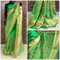 Linen ladies saree thumb 1