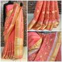 Linen ladies saree thumb 3