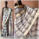 Linen Silk Saree thumb 3