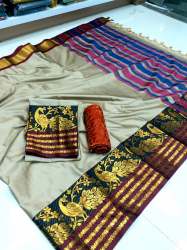 soft Cotton Silk Sarees