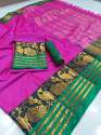 soft Cotton Silk Sarees thumb 1