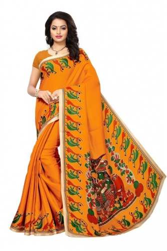 Mysore Silk Casual Wear Sarees with Blouse