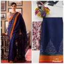  Original Digital Printed Linen saree thumb 15