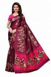 Printed Khadi Silk Saree