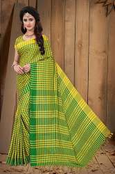 Printed Linen  Saree