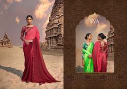 Pure Chiffon Sarees With Digital Printed Blouse