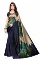 Latest Printed Art Silk Saree thumb 1