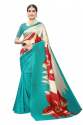 Latest Printed Art Silk Saree thumb 6