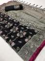 Soft Banarasi silk weaving saree  thumb 1