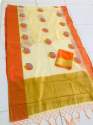 Soft Organza Saree with embroidery work thumb 3