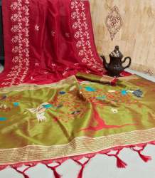 Soft Weaving Raw Silk Saree