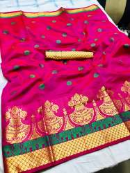 Weaving Designer Patola Silk Saree