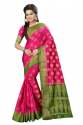 Arya Mango Nylon Sarees With Heavy Jari thumb 4