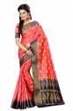 Arya Mango Nylon Sarees With Heavy Jari thumb 6