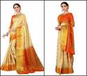 Beautiful Zari Work Nylon Sarees thumb 1